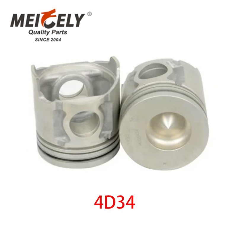 4D34 Piston Excavator Engine Part For Mitsubishi Engine ME018277