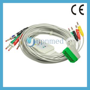 Wholesale nihon kohden ekg cable,10 lead ekg cable,banana,IEC from china suppliers