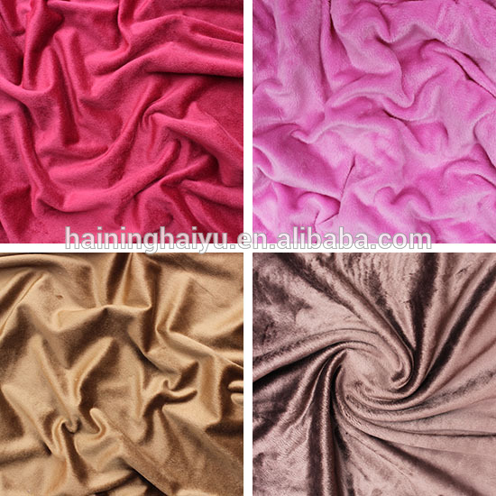 100% polyester velboa fabric/super soft fabric for textiles towel/toy/pillow
