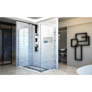 Wholesale U Channel Walk In Glass Shower Room Fixed Glass Panel Frameless from china suppliers