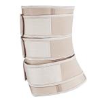 3XS Nude Waist Cincher Latex 3 Belts Waist Trainer For Back Posture