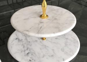 Wholesale Food Tray Dessert Tray Natural Stone Crafts With White Marble Stones from china suppliers