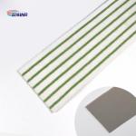 12x42cm Microfiber Cleaning Mop White Fabric Blue Stripes Non-Woven Cloth
