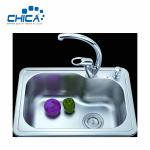 Silver-white Color Stainless Steel Kitchen Sink Single Bowl Kitchen Sink