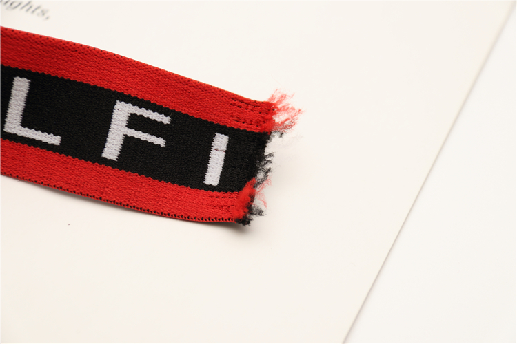 OEM/ODM textile bra jacquard nylon polyester elastic waist band webbing tape strap