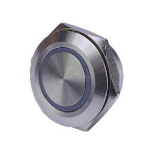 Wholesale Push button switch 12mm flattest metal Momentary waterproof 12V from china suppliers