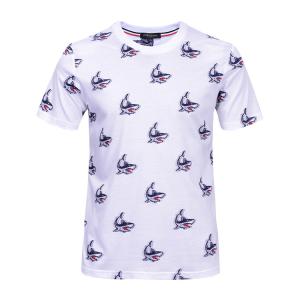 Wholesale Fashion Summer Casual Stylish Mens T Shirts Custom Printed Round Neck from china suppliers