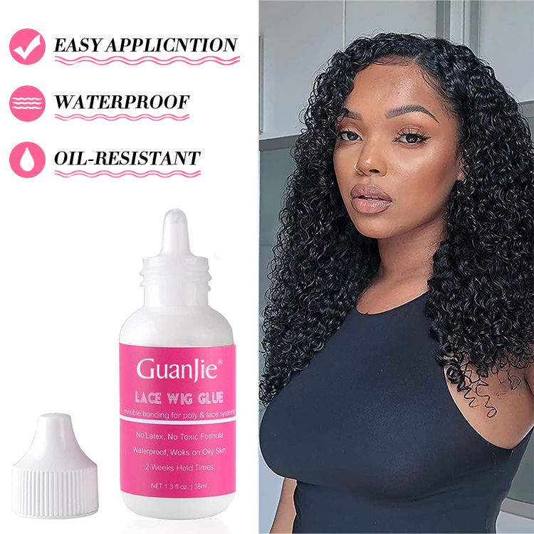 Private Label Waterproof Extreme Hold Invisible Hair Wig Glue For Lace Wig Adhesive