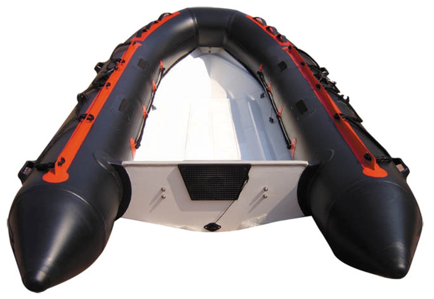 10 Ft Orca Hypalon Small Inflatable Boat , Rigid Hull Inflatable Boats For Fishing