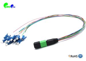 Wholesale Fanout 0.9mm MPO Trunk Cable MPO Male to LC UPC SM 12F 12 Color Cable LSZH Multifunctional Senko from china suppliers