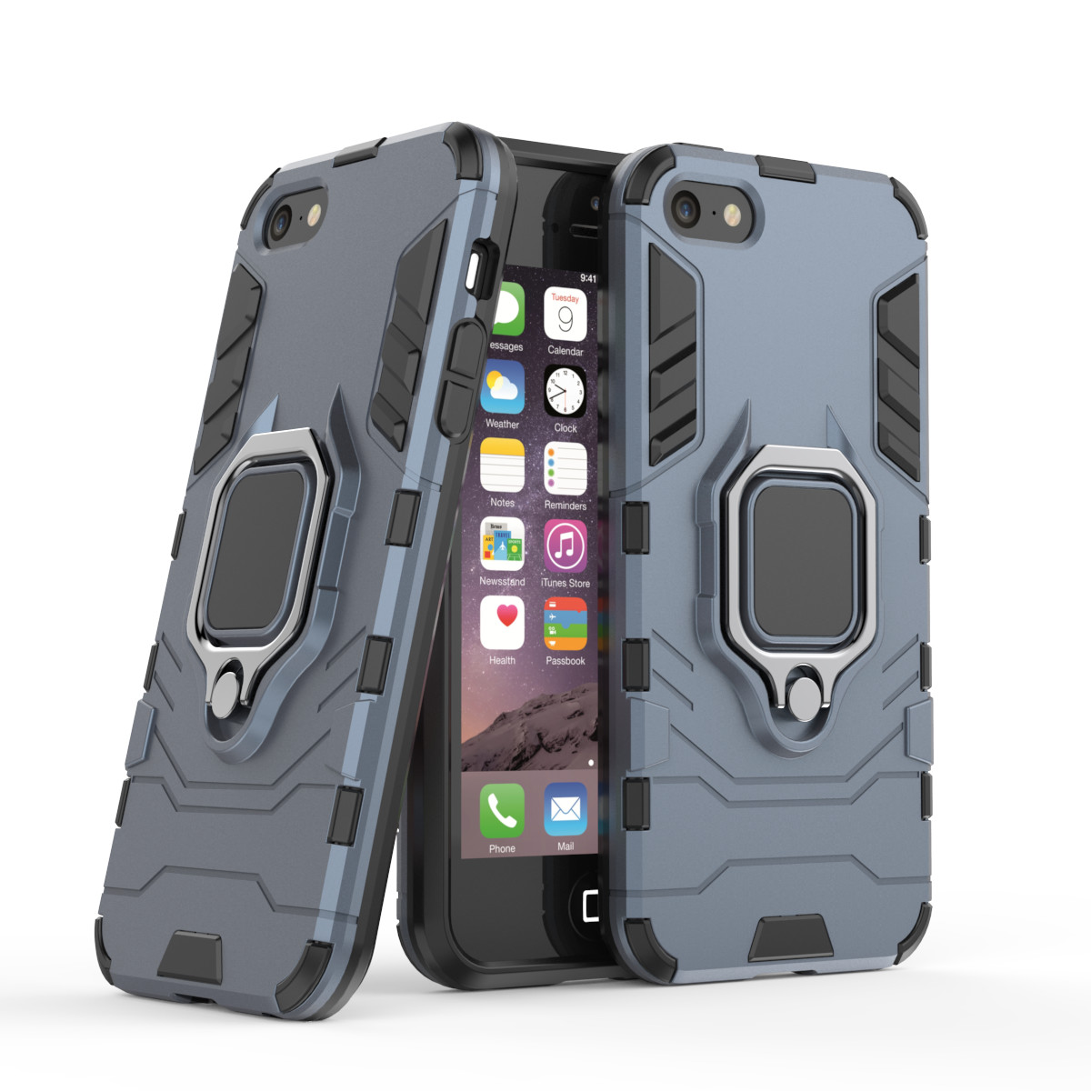 Armor Shockproof Case For iPhone 5 5S 5C Finger Ring Holder Phone Cover Coque
