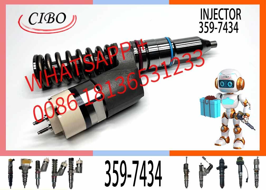 Diesel Fuel Injector 359-7434 20R-1304 10R-0955 10R-1000 355-6110 For C15 C18 Engine