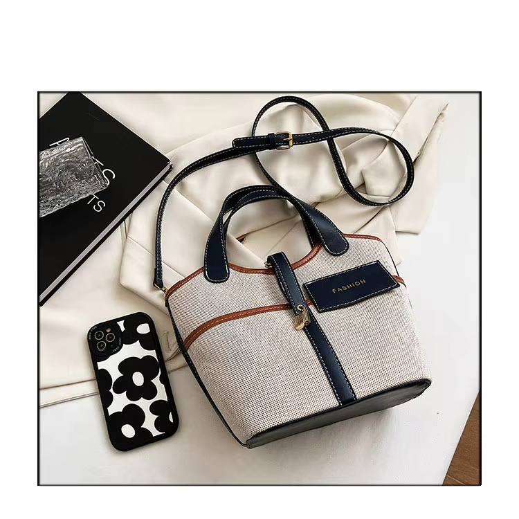All Seasons Basket Crossbody Bag Leather Luxury Handbags For Women's Shoulder Tote