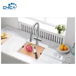 SUS304 stainless steel single bowl sink commercial topmount handmade house