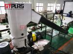 Compactor film bags Plastic Pelletizing Equipment / SS304 SJ100 Extruder Plastic