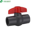 ABS Handle PVC Compact Octangle Ball Valve for Water Drainage in Building
