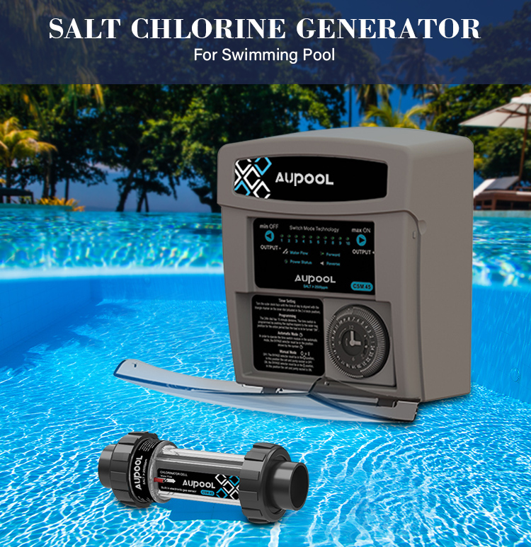 12.5% Per Hour 120 To 360ml Salt Chlorination For Residential Pools