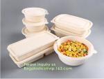 Takeout Takeaway Good Eco Sugarcane 800ml Lunch Box Clamshell Disposable