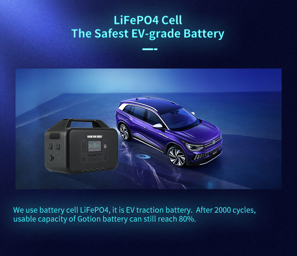 110V 220V UPS Portable Power Station 672Wh 600W Big Capacity Fast Charging