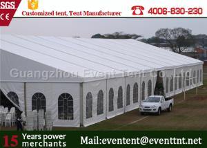 Wholesale 45m advertising luxury waterproof 850gsm pvc fabric outdoor warehouse tents from china suppliers
