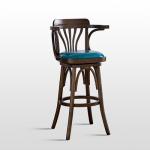 Outdoor Pub Bar Stools With Backs Luxury Wooden High Chair British Style