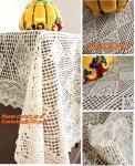 Crochet Round table clothing - table coverhandmade crochet heart doilies,