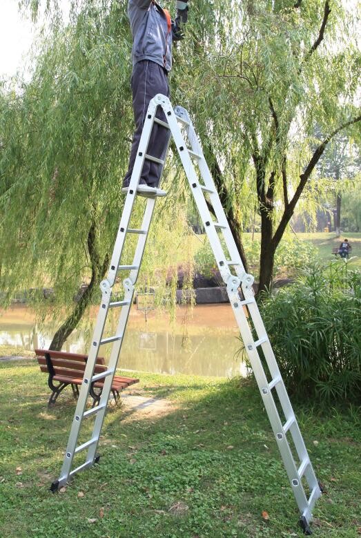 En131 4X5 5.8m Multi Purpose Ladder With Platform