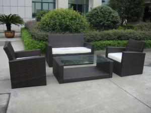 Wholesale 4pcs KD steel cane sofa from china suppliers