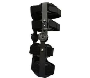 Wholesale Foam Pad Coated Adjustable Medical Knee Brace With ROM Hinge from china suppliers