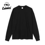 Heavy Weight Cotton Knitted Hoodie Two Tone Cut Sew Crewneck Sweatshirt