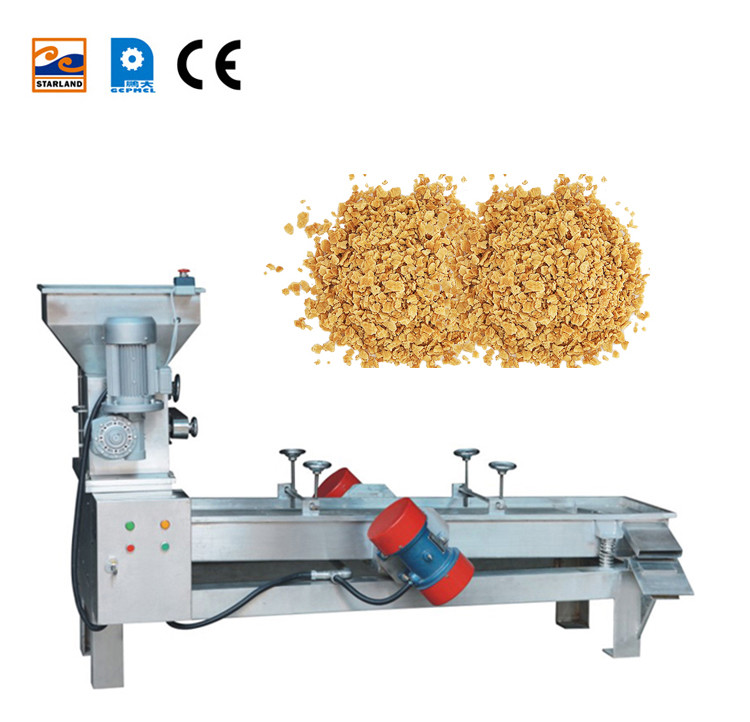 Biscuit Rice Crisp Grinder , Customized Size / Stainless Steel / Accessories For Production Line.