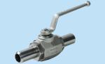 Steel High Pressure Ball Valve , BKH-AS Welding Connections 2 Way Ball Valve