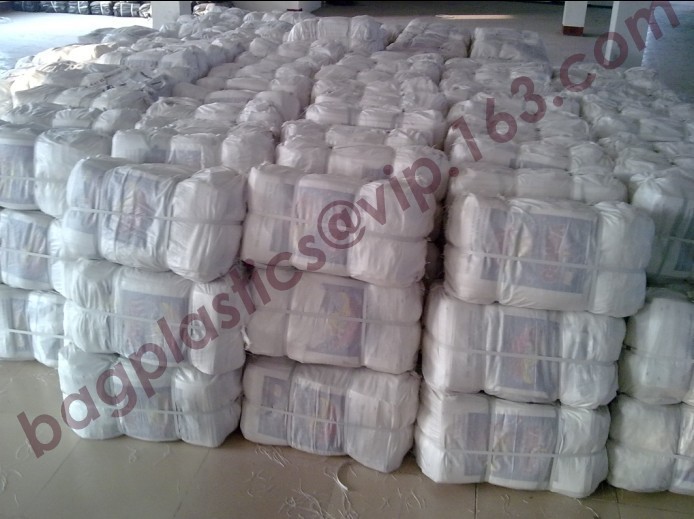 net bag with drawstring, woven bag with liner, bag wiht gueests, UV stable packing bag, shopping bag, BAGPLASTICS, PACK