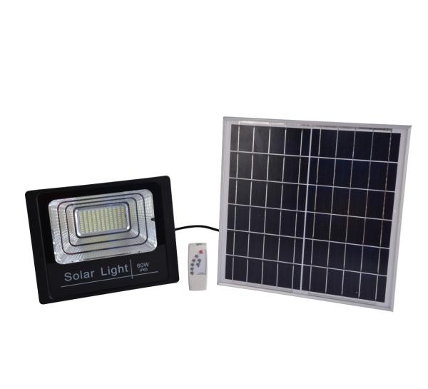 60W SMD Super bright IP65 Waterproof Aluminum solar led flood light for Outdoor