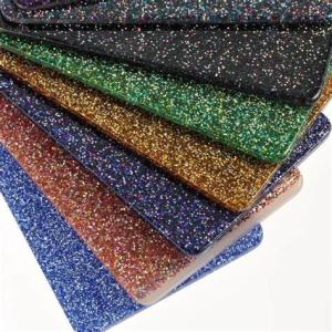 Wholesale Bright Colorful Wall 3mm 4mm 5mm Plexiglass Glitter Acrylic Sheet with Marble Shining from china suppliers