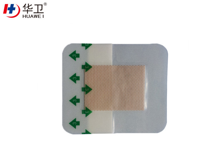 Skin Friendly Breathable Transparent Adhesive Film Dressing With Absorbent Pad