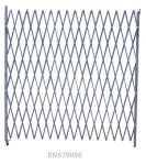 Warehouse Entrance Swing Steel Folding Security Gates 7.5’ Opening X 6.5’ H