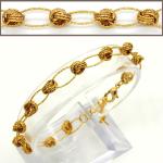 Hot Selling items Fashion jewelry Men or Womans bracelet Bangle 18K Real Gold