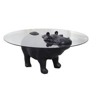 Wholesale Living Room Furniture Hippo Coffee Table Cafe Table Coffee Round from china suppliers