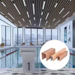Fireproof Suspended Strip Aluminium Ceiling Tile For Indoor Decoration