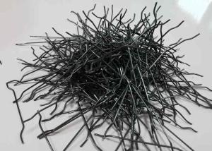 Wholesale Q195 Hooked Ends Steel Fiber 1500Mpa Bright / Smooth Color YS-60/25 from china suppliers