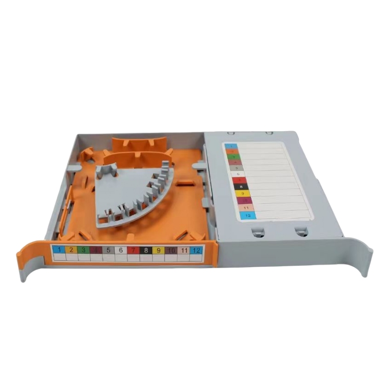 Industry-Approved Fiber Splice Tray for 12-24 Core SC LC Optical Fiber Connections