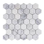 premium colorful Hexagon Stone Mosaic Tile For Bathroom Remodeling