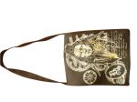 Eco friendly classic design men's nylon strap non woven carry bag