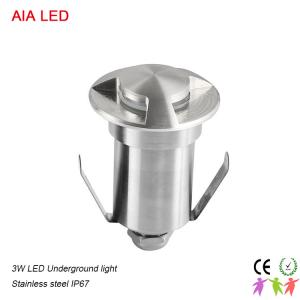 Wholesale 4ways 3W 62mm diameter LED underground lamp/led underground light for outdoor step from china suppliers