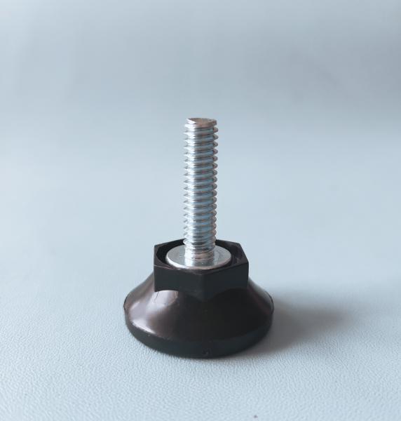 Zinc Plated Stainless Steel Leveling Feet M6X25mm Adjustable Swivel Furniture