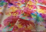 Warp Knitted Polyester Swimsuit Fabric , Colorblock Swimsuit Material Fabric