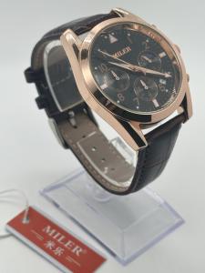 Wholesale Waterproof Leather Strap Quartz Light Watch Luminous Hands Durable Wrist Watch from china suppliers