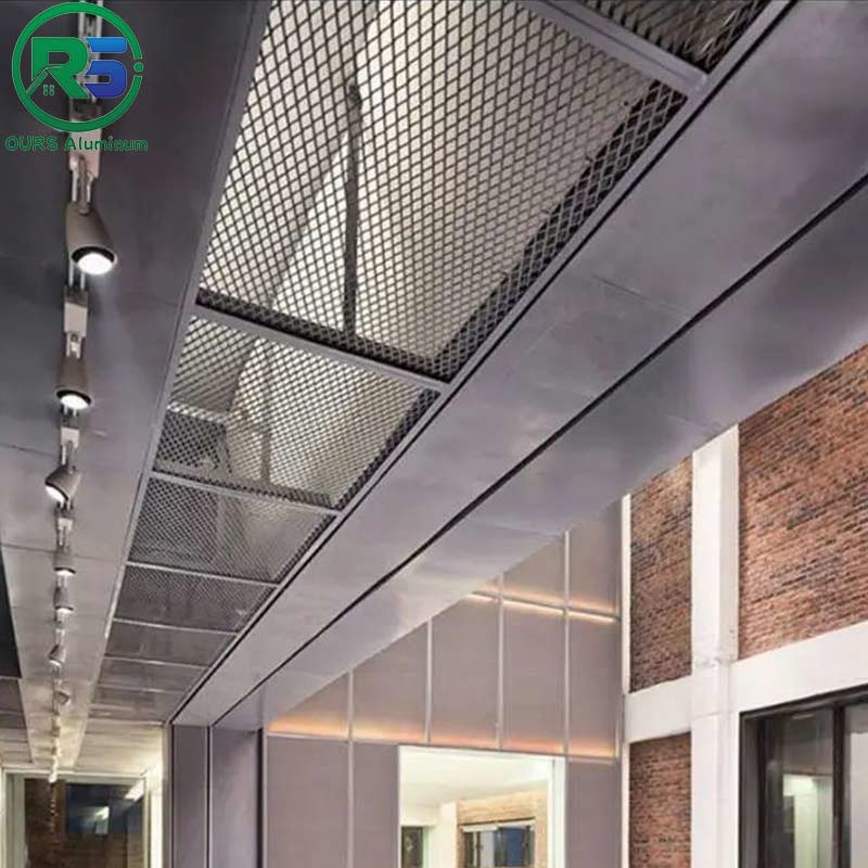 Raised Aluminum Expanded Mesh Sheet Fencing And Window Screens 1.5-4mm
