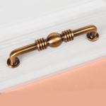 Sphere 96mm Gold Cupboard Door Handles Dark Coffee